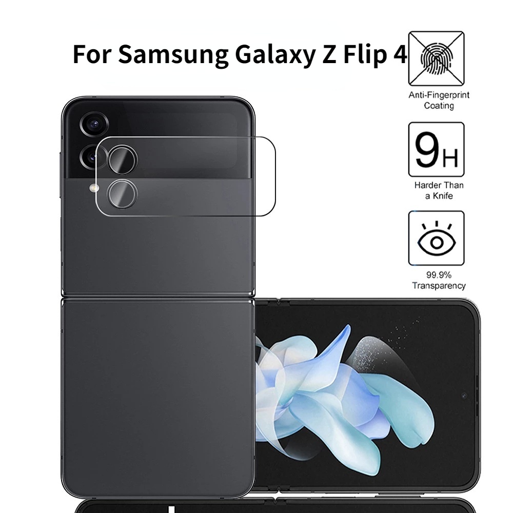 Tempered Glass Pelindung Lensa Kamera Belakang Samsung Galaxy Z Flip 4 Anti Gores