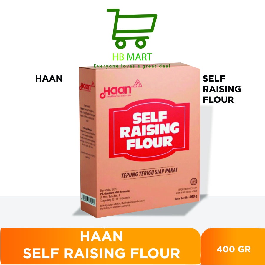 

Haan Self Raising Flour 400gr