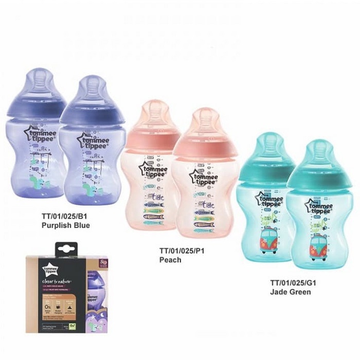 Tomme Tippe Botol Susu 260ml Isi 2 COLOUR