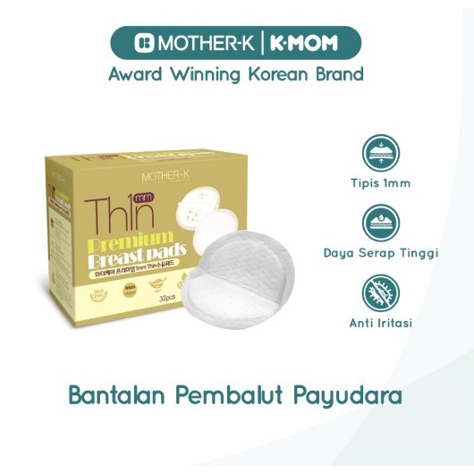 Mother-K Premium 1mm Thin Breastpad | Bantalan Pembalut Payudara