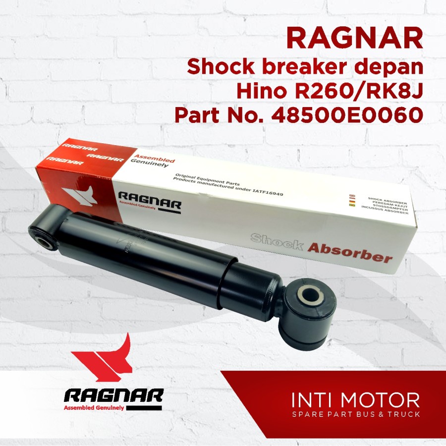 RAGNAR - SHOCK BREAKER DEPAN - 48500E0060 - HINO R260/RK8J