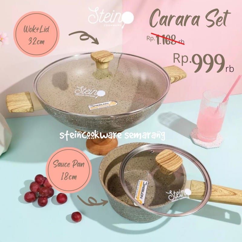Carara Set Stein Cookware