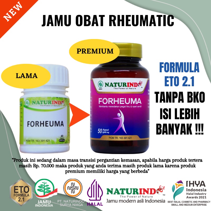 Jual Forheuma Obat Rematik Nyeri Sendi Radang Nyeri Lutut Keju Linu