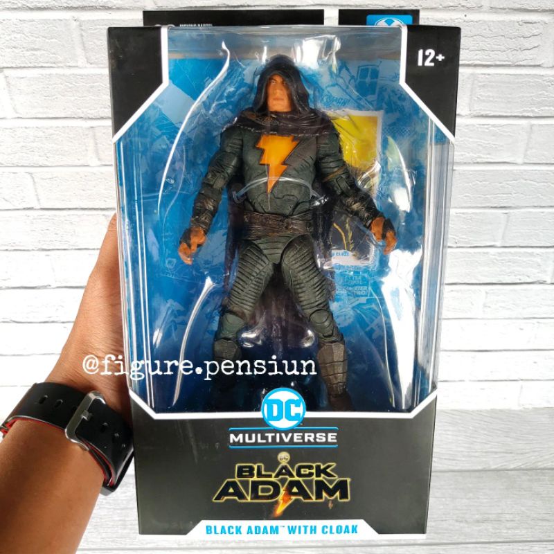 DC MULTIVERSE MCFARLANE MOVIE BLACK ADAM WITH CLOAK ACTION FIGURE