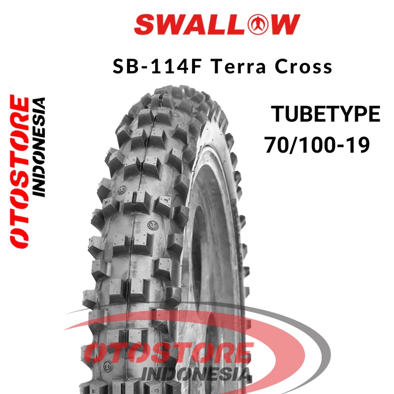 Ban Luar Motor Swallow SB-114F Terra Cross 70/100-19 RING 19 ban motor  motocross