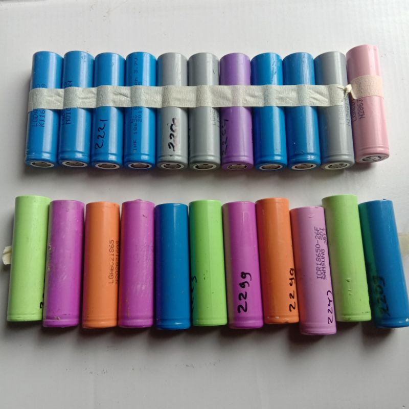Baterai 18650 copotan laptop real capacity