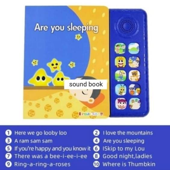 Pinkfong Sound Board Book Audio Buku / Favourite Songs Baby Shark Song