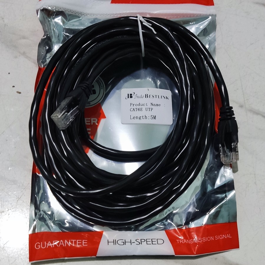 KABEL LAN 5 METER BESTLINK CAT 6 UTP 5 M LAN 5M