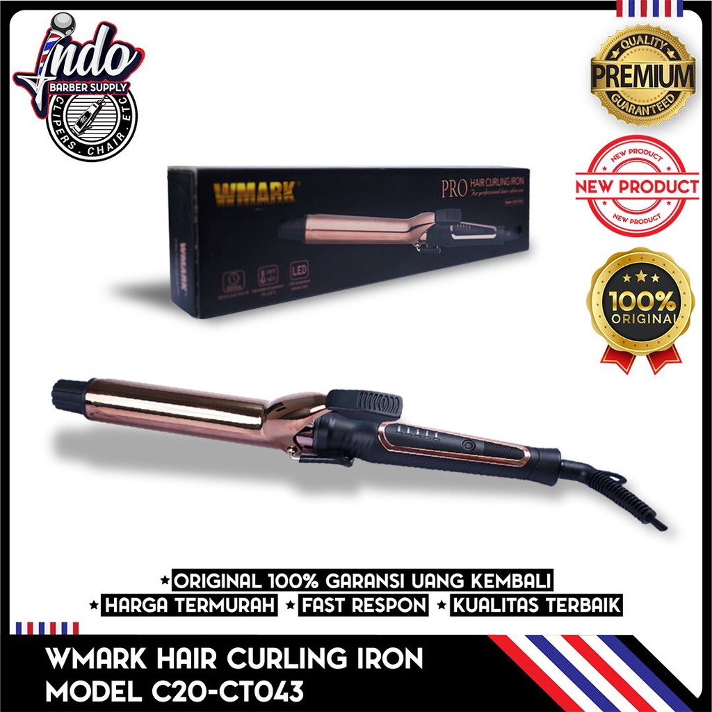 WMARK Catok Curly C20 CT043D Catok Keriting / Catokan original salon