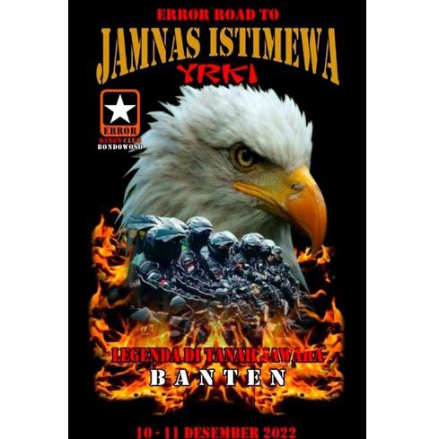 Kaos ORIGINAL ERROR KING CLUB BONDOWOSO 135 CC RX KING