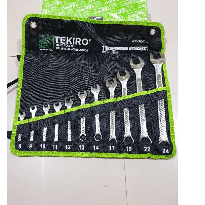 Murah Kunci Ring Pas Tekiro 11pcs / Kunci Ring Pas Set 11 pcs Tekiro