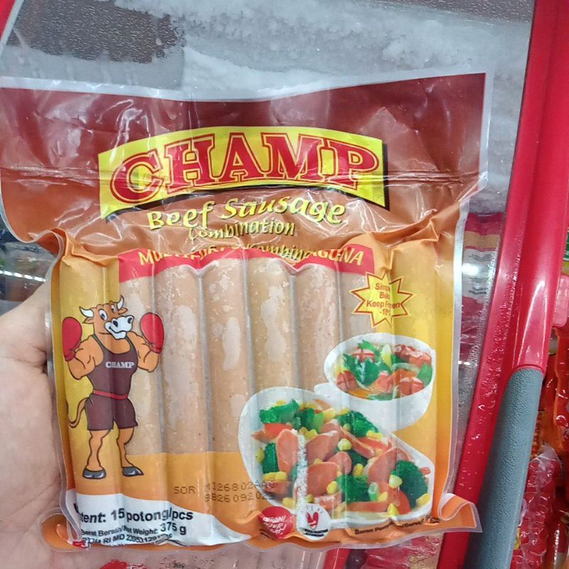 Champ Sosis Sapi Serbaguna Isi 15Pcs