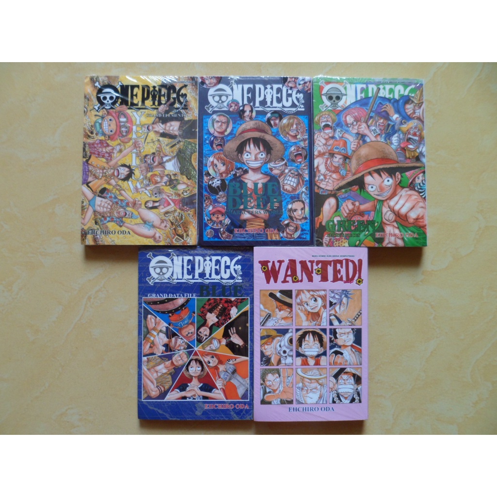 Komik Oneshot One Piece Blue, Deep Blue, Wanted, Yellow and Green Segel Baru