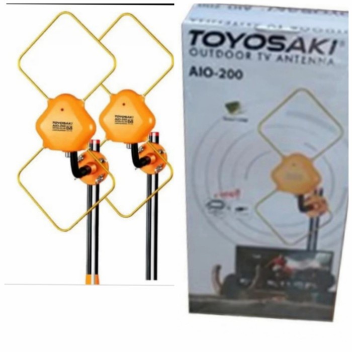 Antena Antena Tv Digital Luar Dalam Toyosaki Aio200