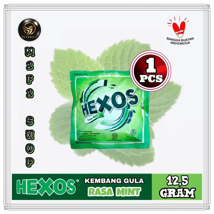 

Permen Hexos Rasa Mint Sachet Isi 5 Butir - 12,5 gr (Kemasan Satuan)