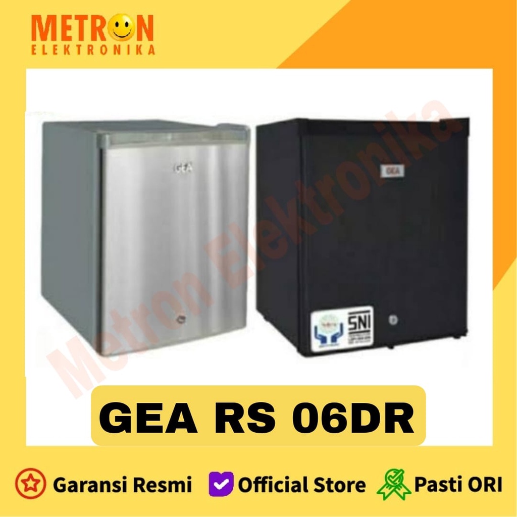 GEA RS06DR / Mini Bar RS 06DR Kulkas Portable 1 Pintu Refrigerator