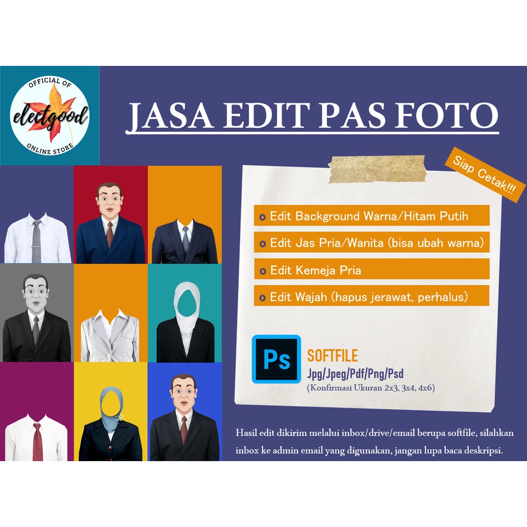 Jual Jasa Edit Pas Foto Shopee Indonesia