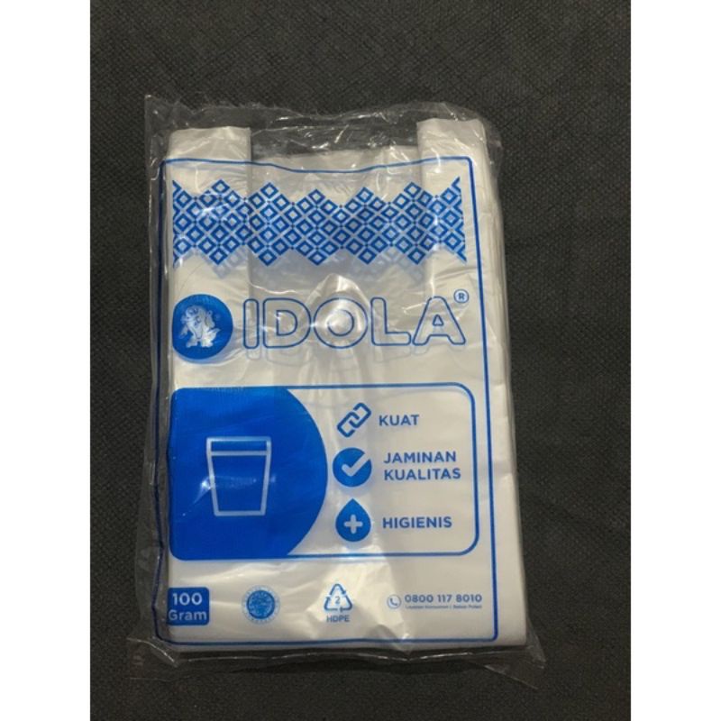 Idola  BIRU Kresek Gelas Kresek Cup 10x30 / Kresek Pop Ice Kresek Boba Kresek Juice Kresek Es Teh