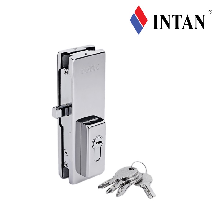 Kunci Pintu Kaca Frameless / Kunci Pintu Kaca US10 DENKA / Kunci Pintu Fitting