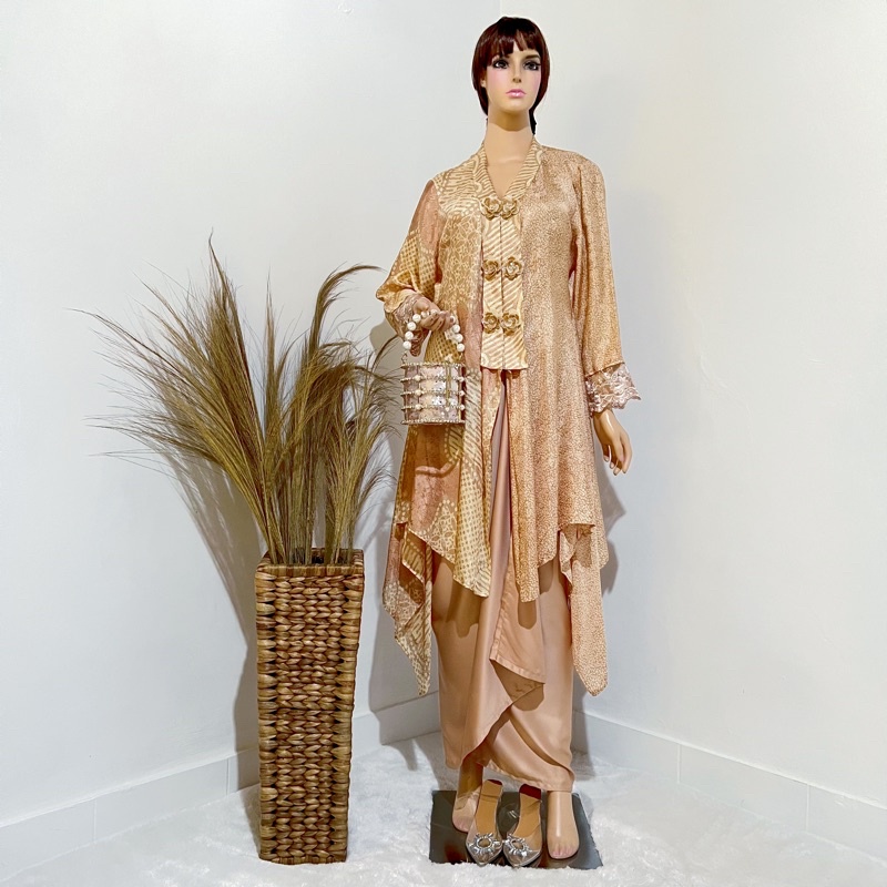 CHANA KEBAYA BATIK SET ROK LILIT PAREO BATIK VISCOSE