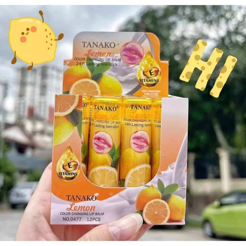 [LUSINAN] Lipbalm Magic Tanako Pink Dan Melembabkan