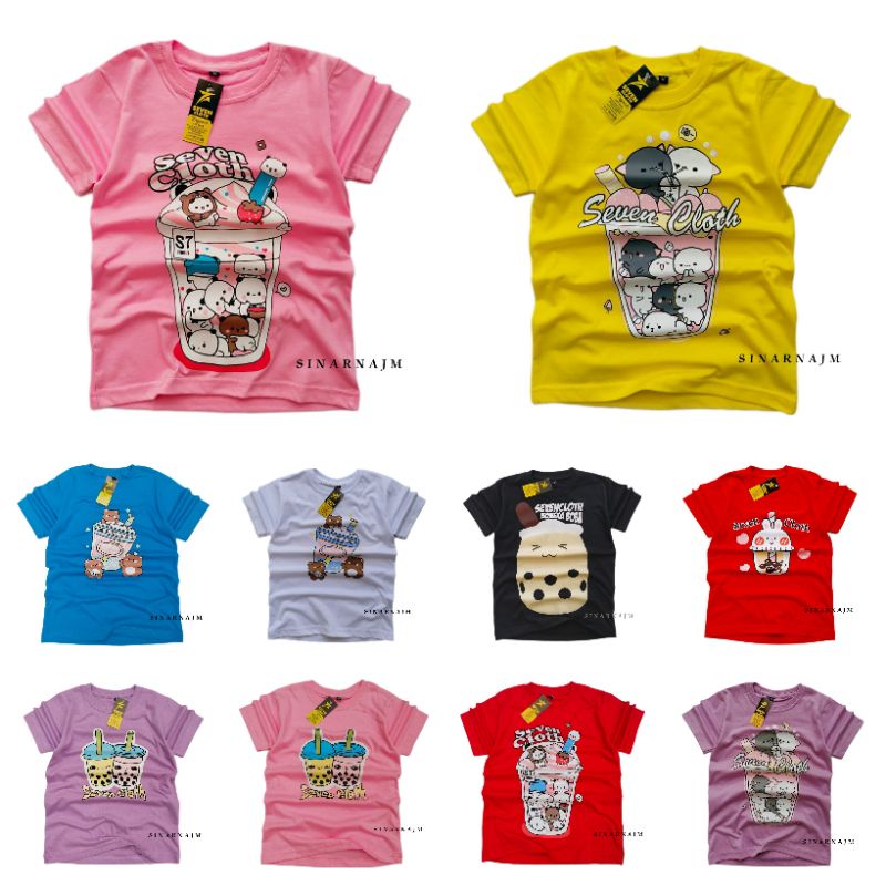 kaos anak perempuan /kaos anak cewek /kaos distro anak