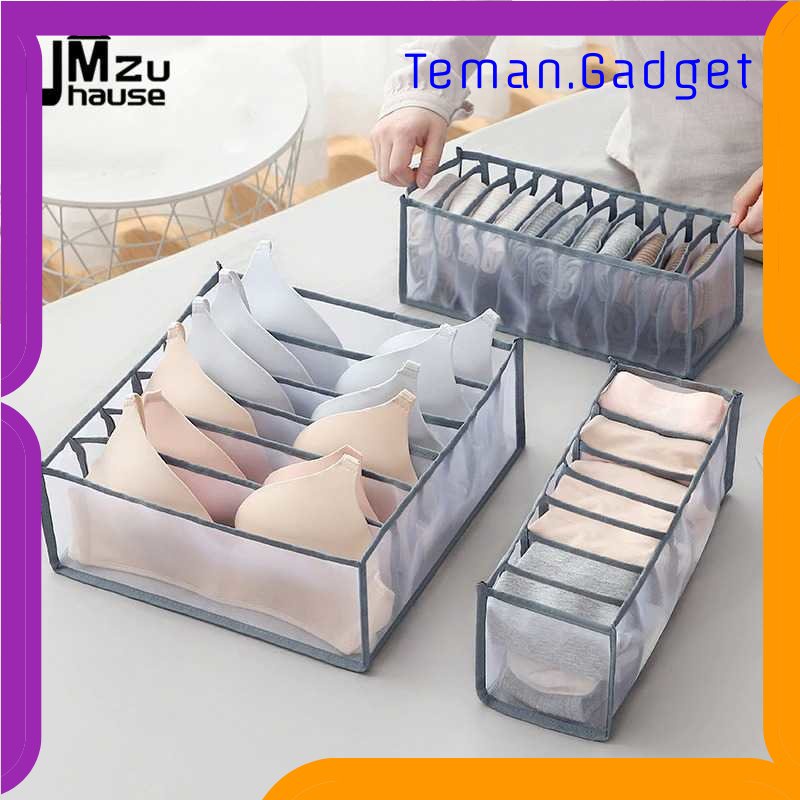 TG-TRV UMZuhause Kotak Sekat Pakaian Organizer Storage Bra Box 7 Grid - M1467