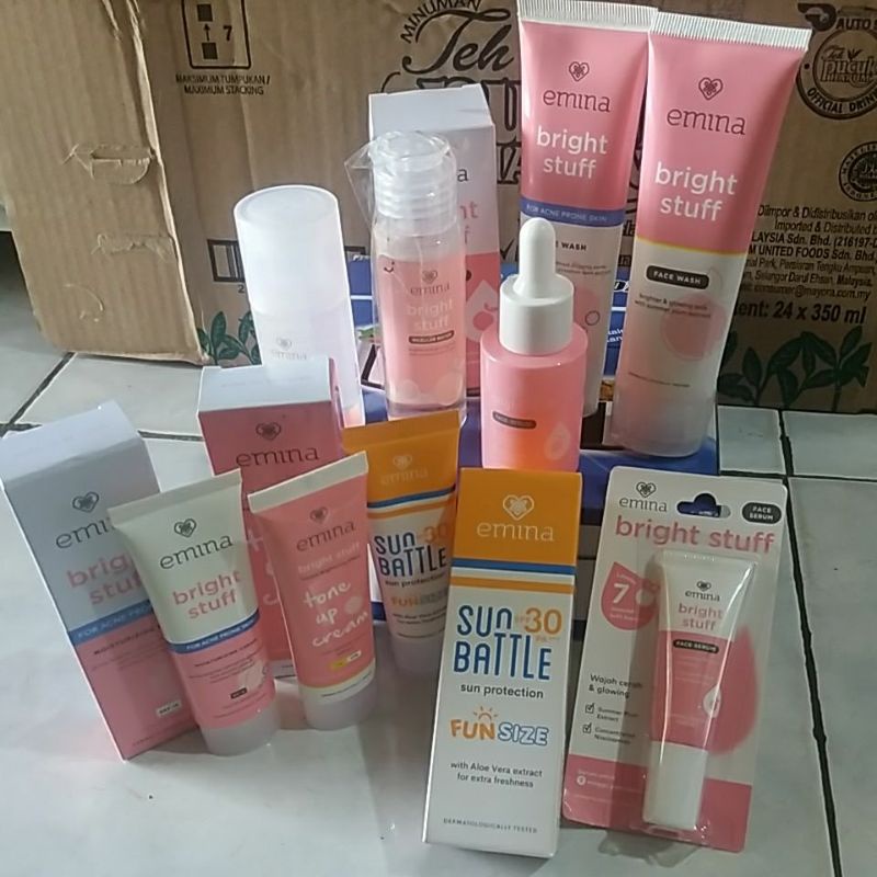 EMINA  SERIES PAKET LENGKAP BPOM