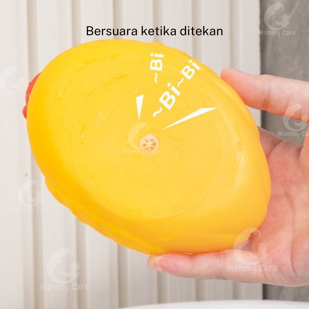 MOMMYCARE MAINAN BEBEK BERENANG SET 4 PCS MAINAN MANDI ANAK BISA BUNYI