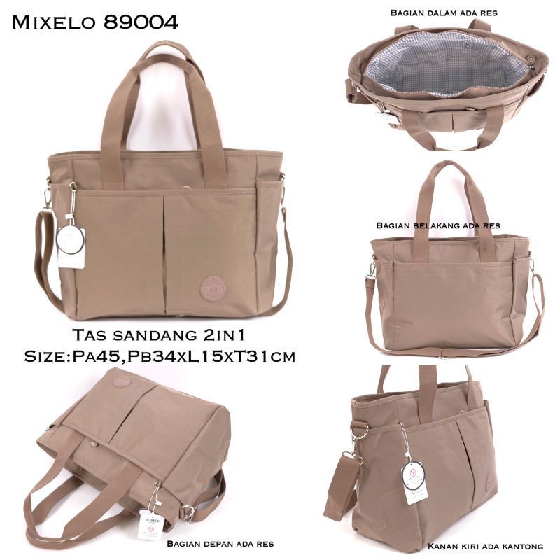 Tas Wanita Tote Bag Mixelo 89004 Size Large. Tas Wanita Tas Totebag Import Tas selempang wanita Import BEST SELLER TERBARU BISA BAYAR DITEMPAT.!!!!