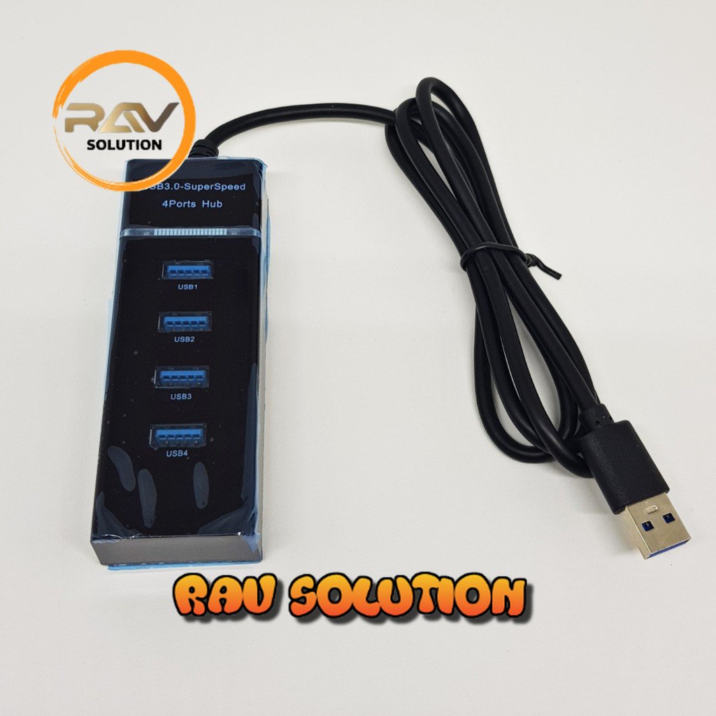 SKU-1097 USB HUB 3.0 4 PORT PANJANG KABEL 1 METER SUPER SPEED / 1M