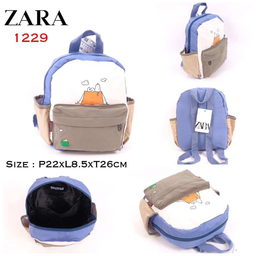WinaBags_TAS RANSEL Z4r444 kids backpack SNOOPY PREMIUM #1229