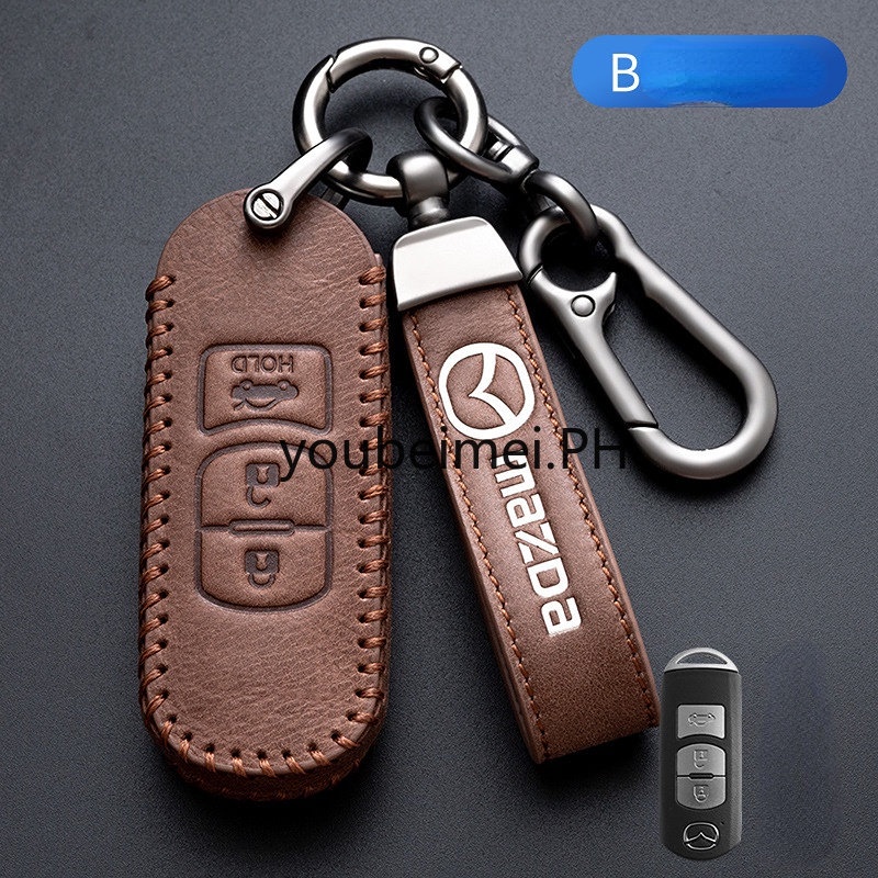 Casing Remot Kunci Mobil Smart Untuk Mazda 2 3 6 Atenza Axela Demio CX3 CX7 CX5 CX9 2 / 3