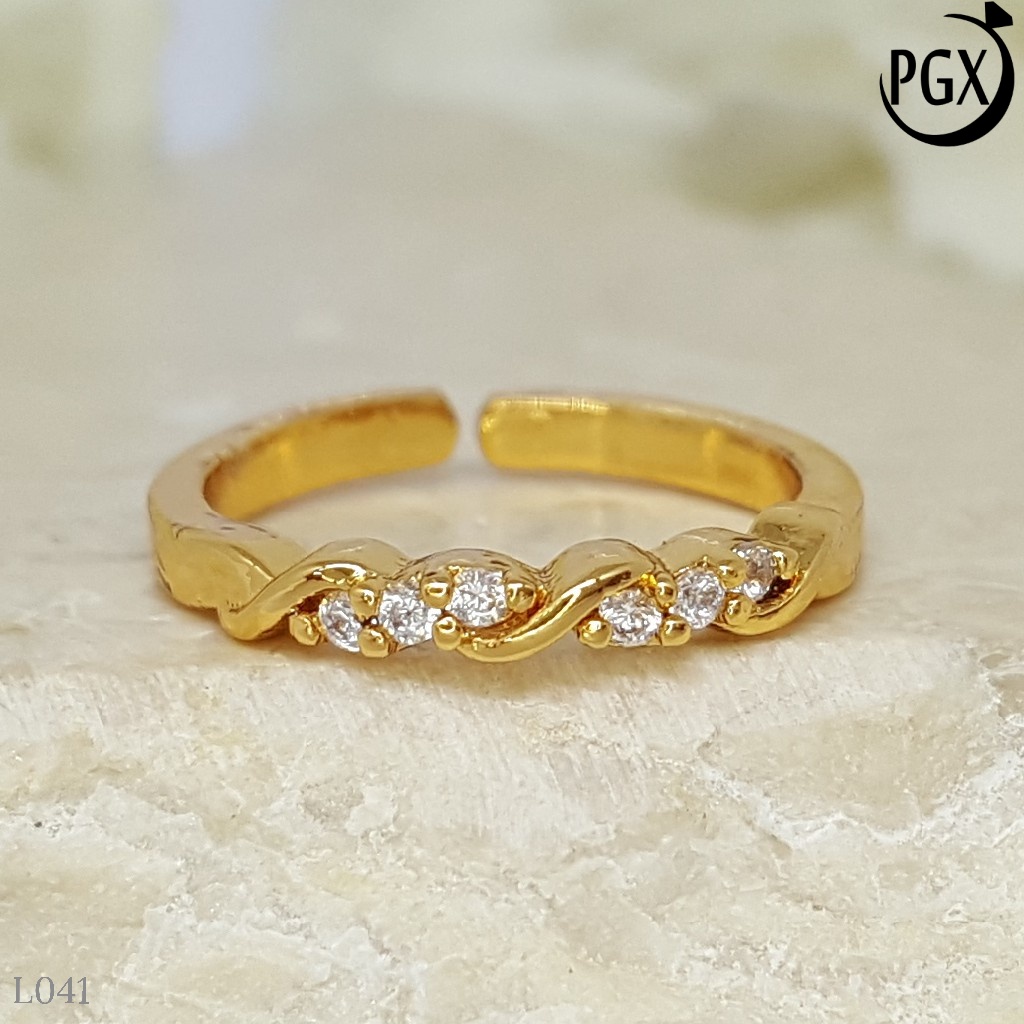 PGX Cincin Anak Xuping Aksesoris Perhiasan Lapis Emas Premium - L041