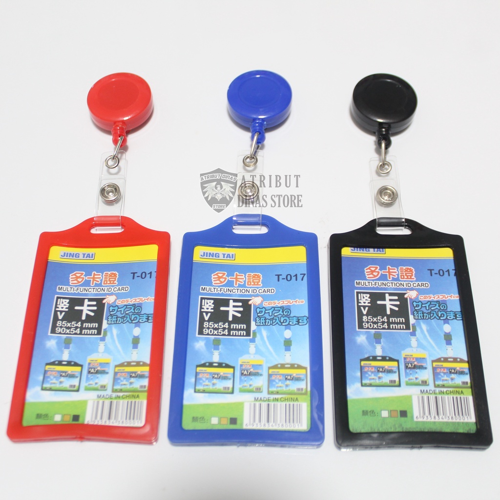

Paket Casing ID Card Karet 2 Sisi dengan Yoyo ID