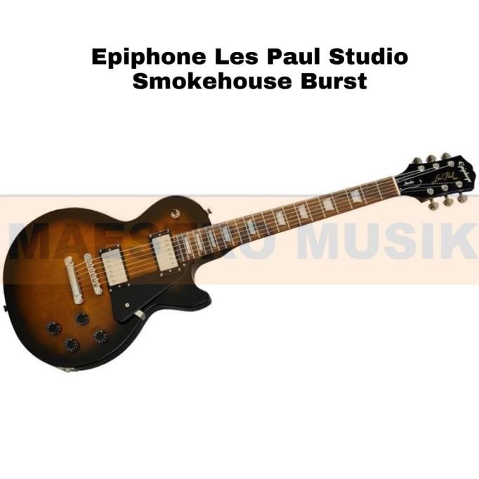 Epiphone Les Paul Studio - Smoke Burst - Packing Kayu