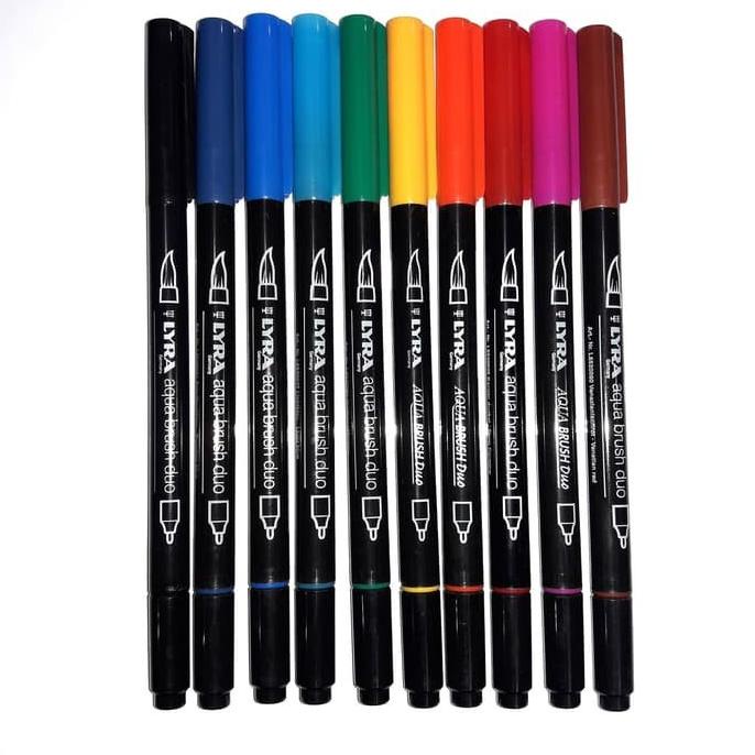 

IK974 LYRA Aqua Brush Duo - Brush Pen - Brushpen Stabilo Spidol