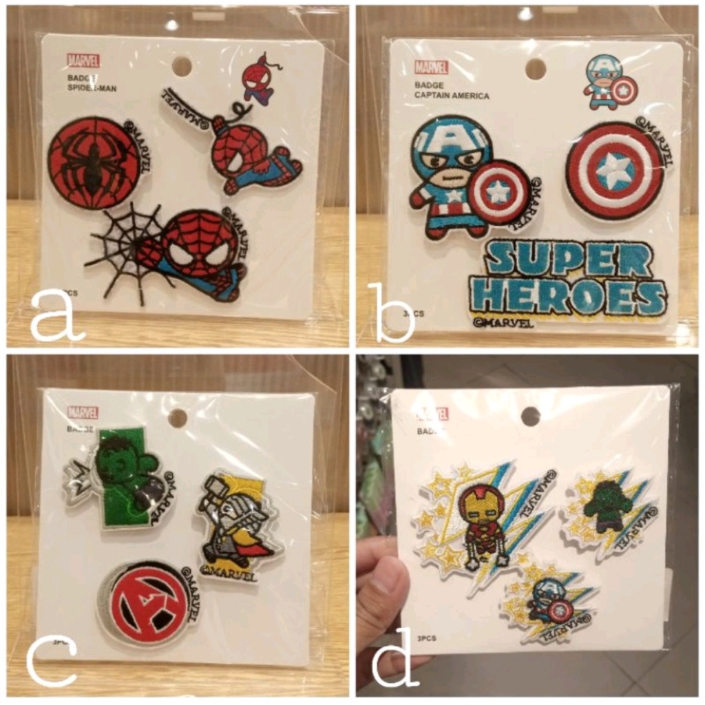 Miniso Marvel Badges