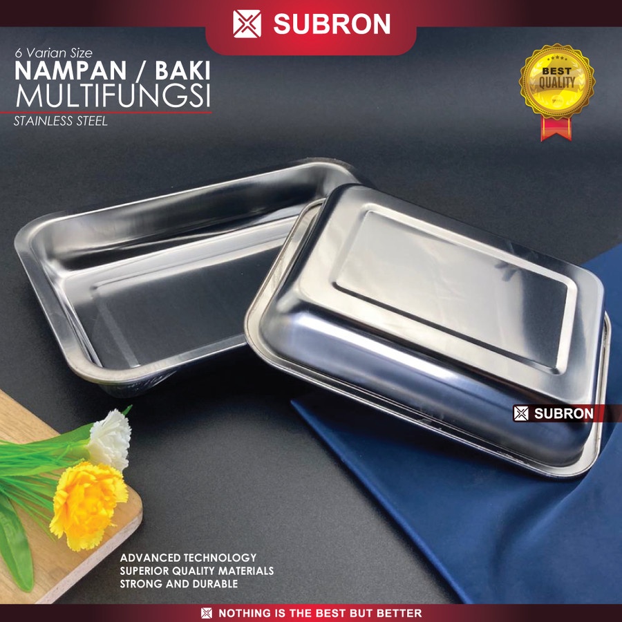 Nampan Stainless 27cm x 20cm - Subron