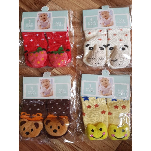 Kaos Kaki Bayi Boneka Krincing 0-2 Tahun / Kaos Kaki bayi Boneka Rattle