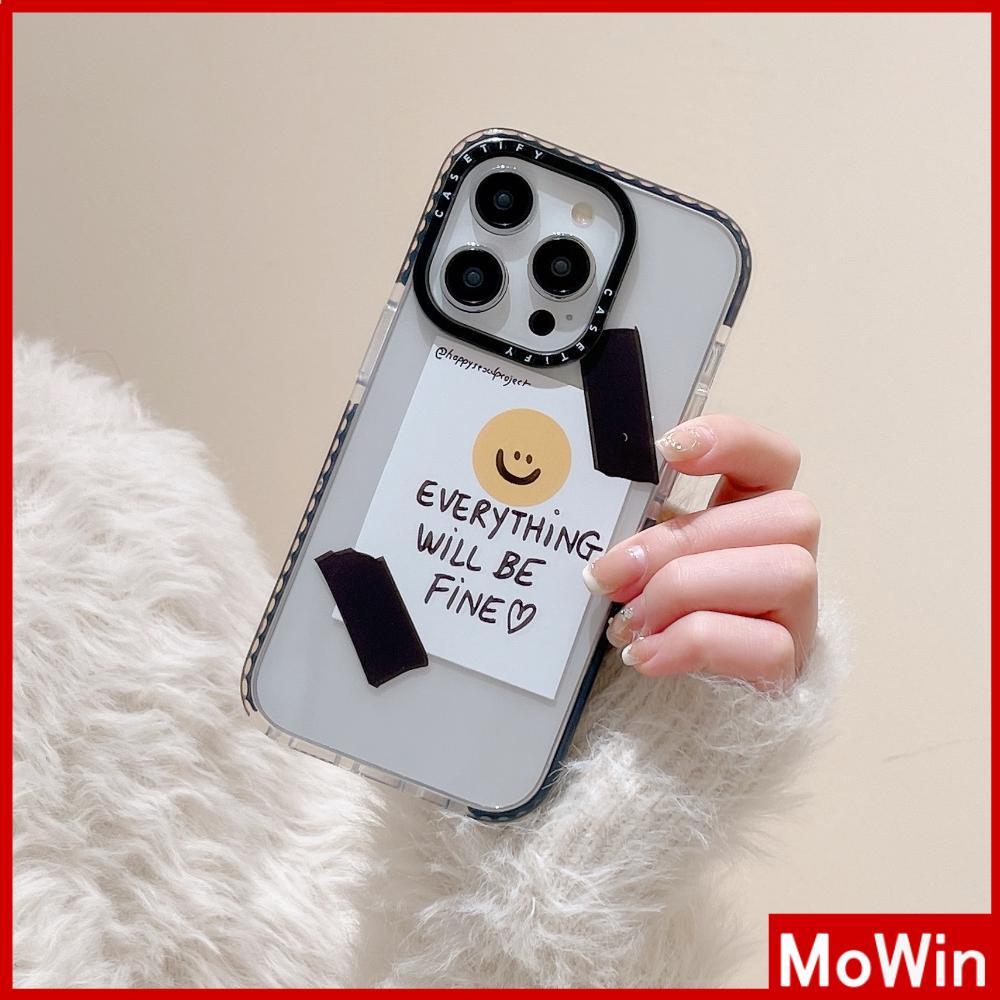 For iPhone 14 Pro Max iPhone Case Thickened TPU Soft Case Clear Case Shockproof Cartoon Smiley Simple Compatible For iPhone 13 Pro Max 12 Pro Max 11 Pro Max 7Plus 6sPlus XR XS MAX