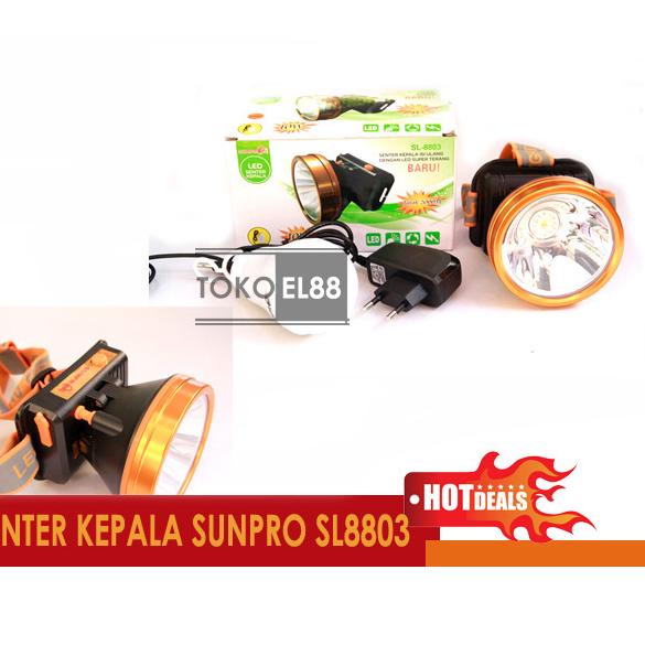 SENTER KEPALA SUNPRO 10W SINAR KUNING SL8803K