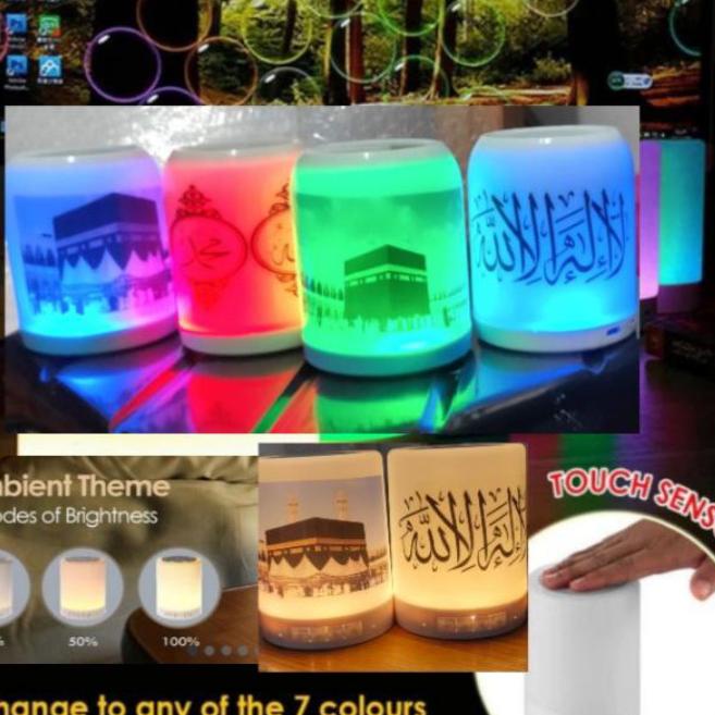 SPEAKER ACTIVE MINI MUROTTAL MUROTAL ALQURAN LED 30 JUZ MEMORI 16 GB