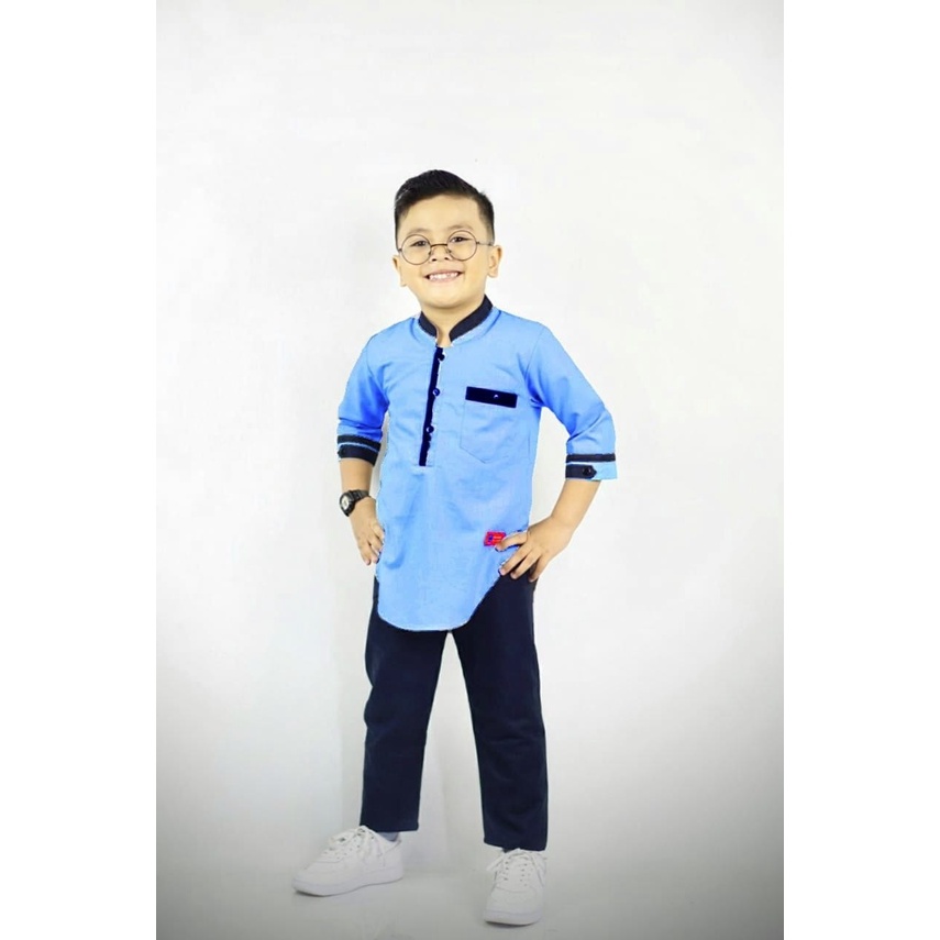 SETELAN KOKO KURTA ANAK 4-15 TAHUN BAHAN FULL KATUN TEBAL DAN ADEM