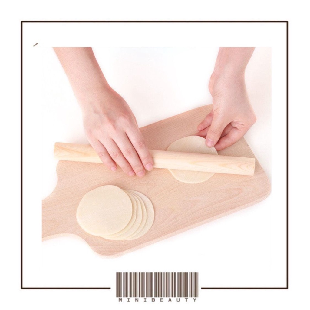 rolling pin kayu stik kayu pengiring adonan kue ukuran 28cm pin roll pengilas kue anti lengket