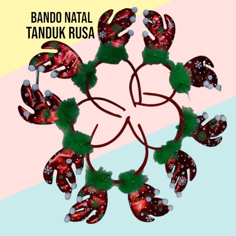 Bando Natal Santa Tanduk Rusa