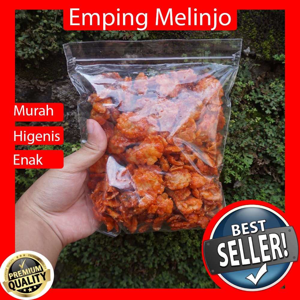 

emping melinjo keripik kerupuk emping pedas manis