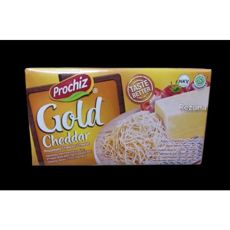 

PROCHIZ Gold Cheddar 160gr keju