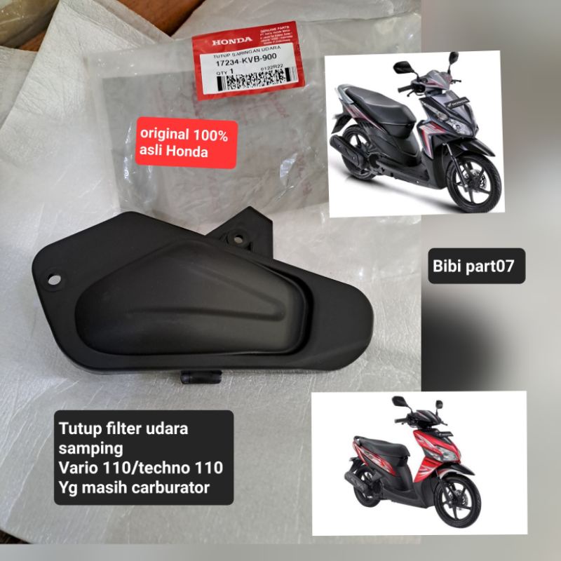17234-KVB-900 Tutup filter udara samping vario 110/vario techno 110 carburator