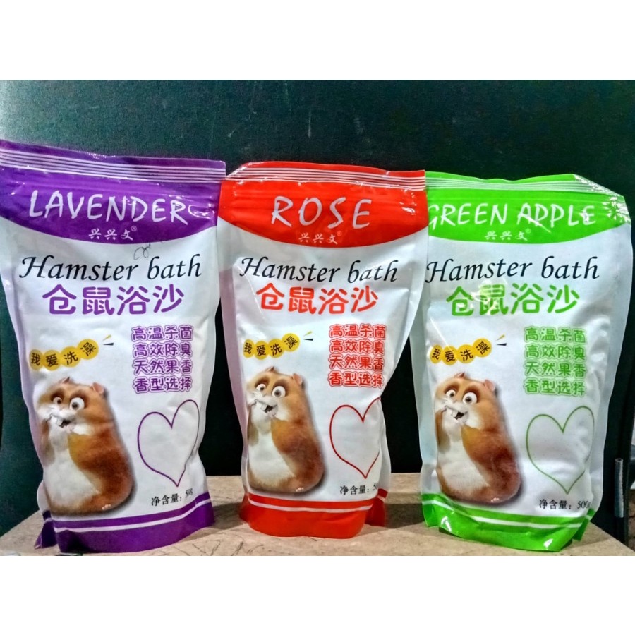 Pasir Wangi Hamster Bath XingxingWen Setara dengan Sweethamster - 500 GR - APEL